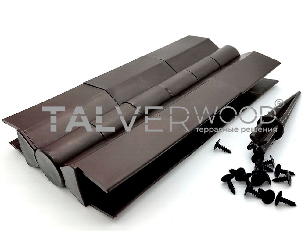 Грядка Eco TalverWood из ДПК 3*1м (пластиковые шарниры),h 270мм